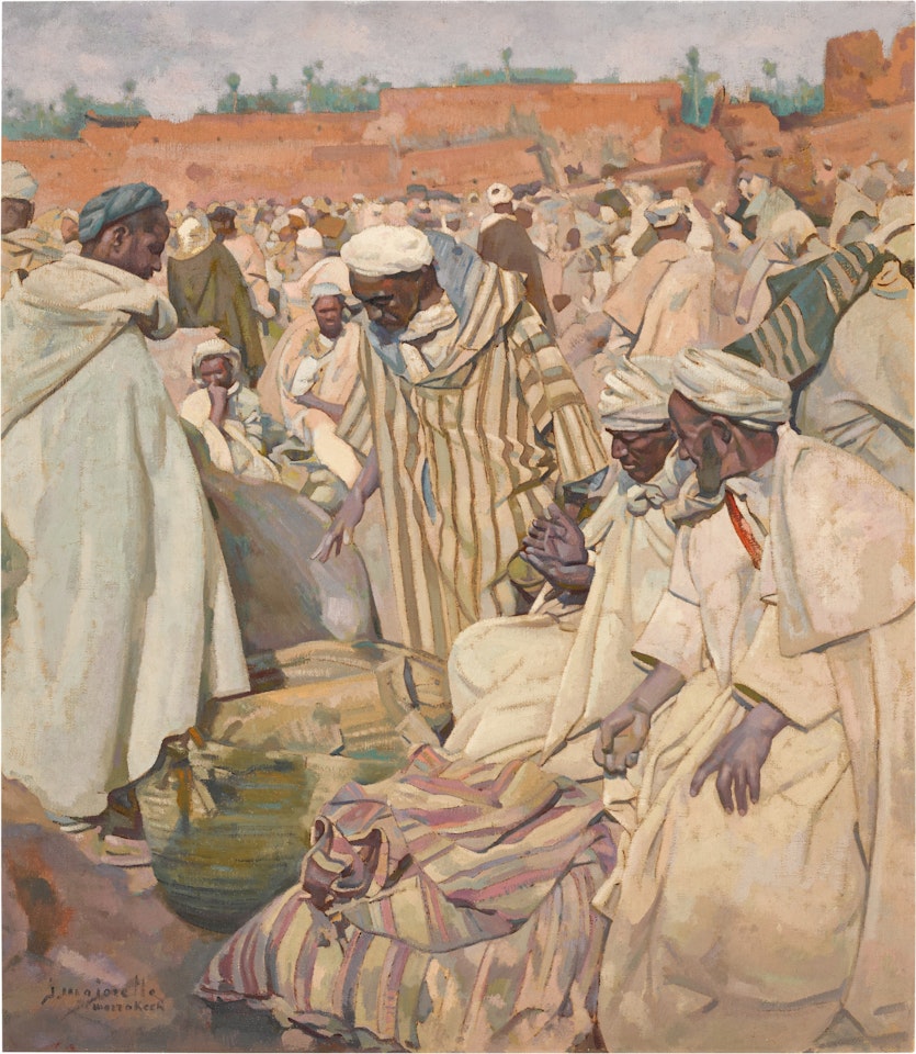 Market in Marrakech by Jacques Majorelle