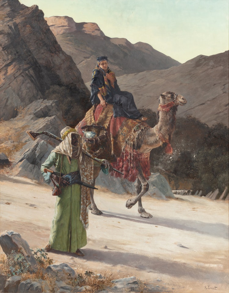 The Escort by Rudolf Ernst