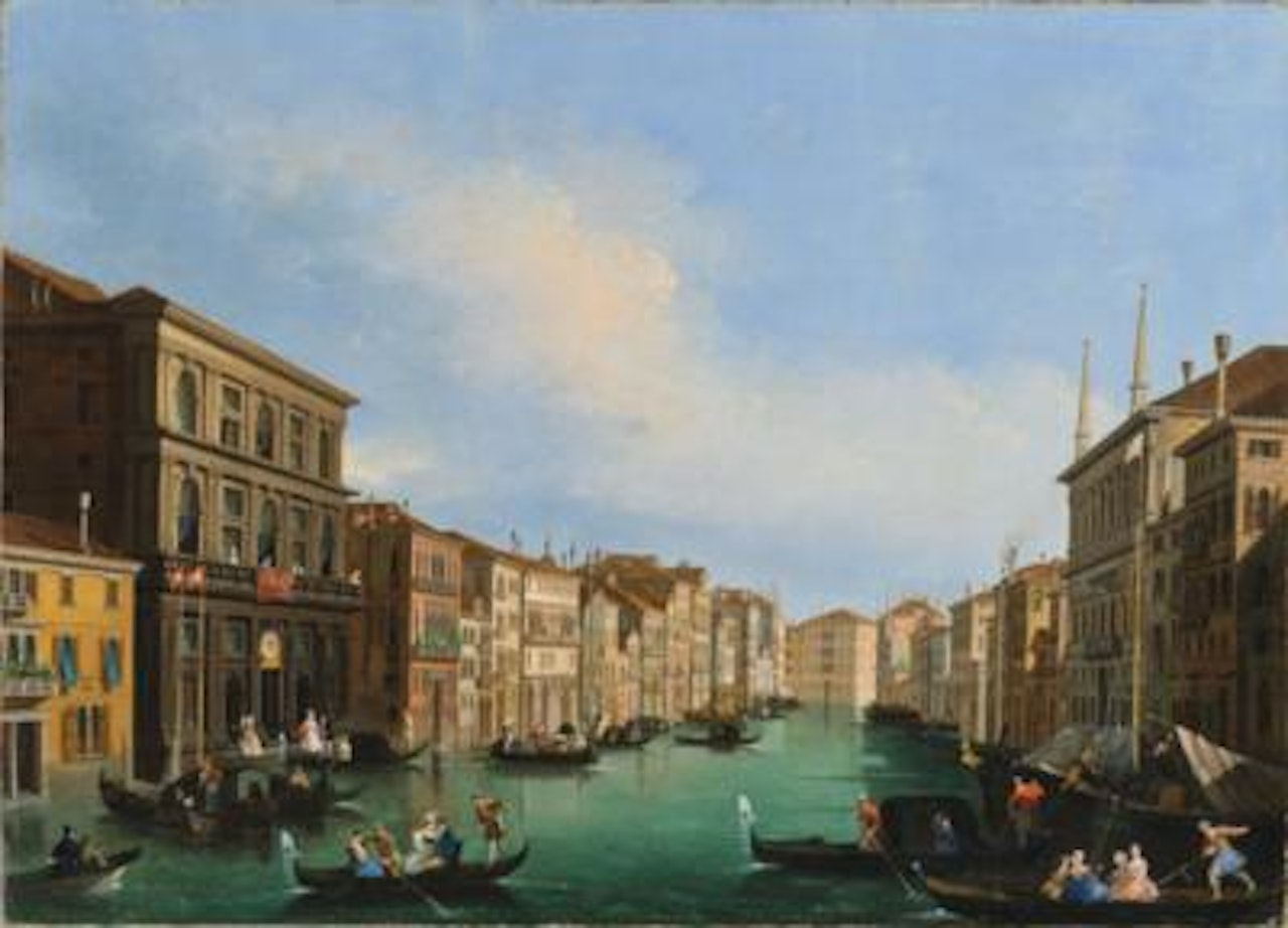 Venice, View of the Grand Canal with the Palazzo Grimani by Giuseppe Bernardino Bison