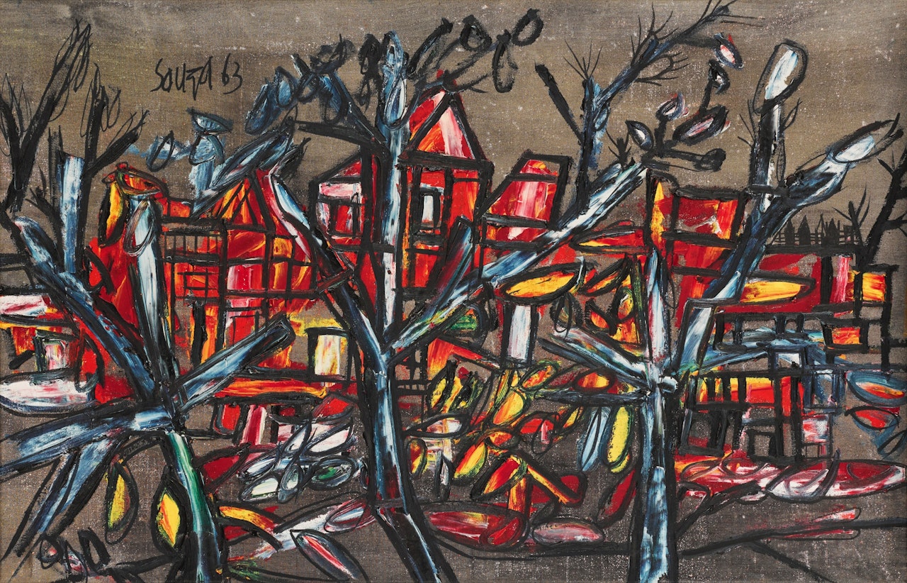 Untitled (Landscape) by Francis Newton Souza