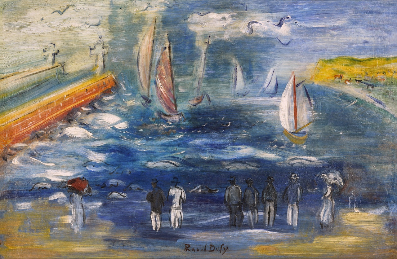 Départ des régates by Raoul Dufy
