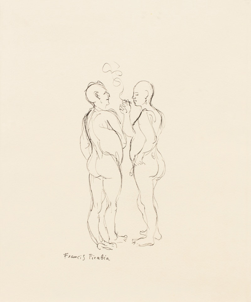 Les fumeurs by Francis Picabia