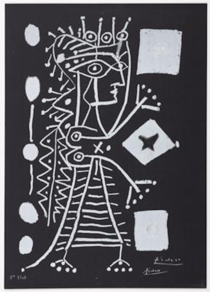 Jacqueline (La Dame aux Dés) by Pablo Picasso