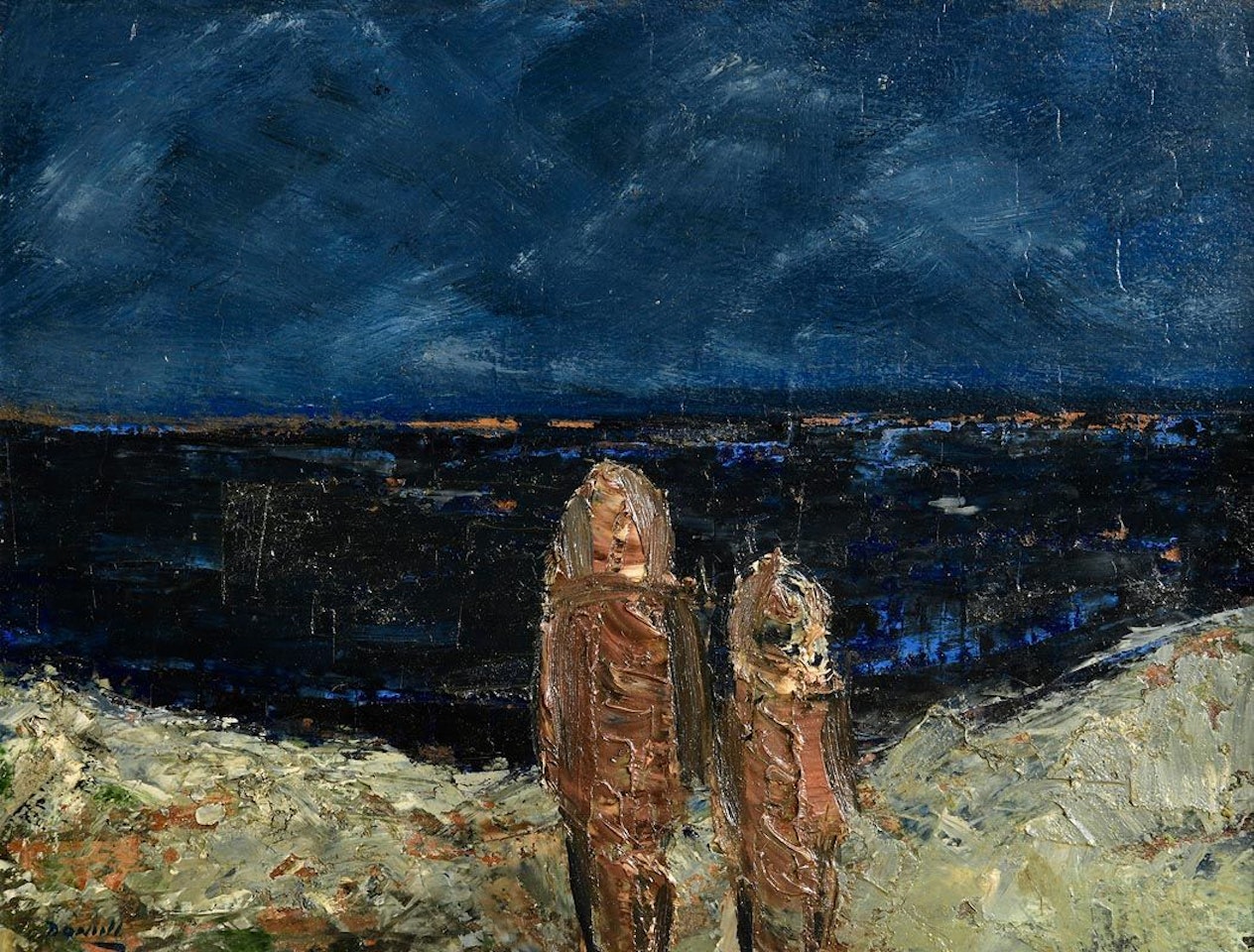 Figures in Landscape by Daniel O'Neill