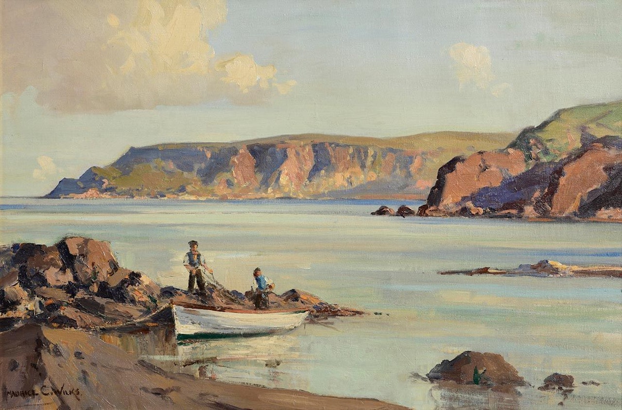 Point of Garron, Co. Antrim by Maurice Canning Wilks