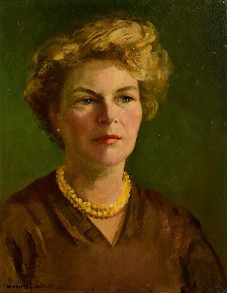 Portrait of a Lady by Maurice Canning Wilks