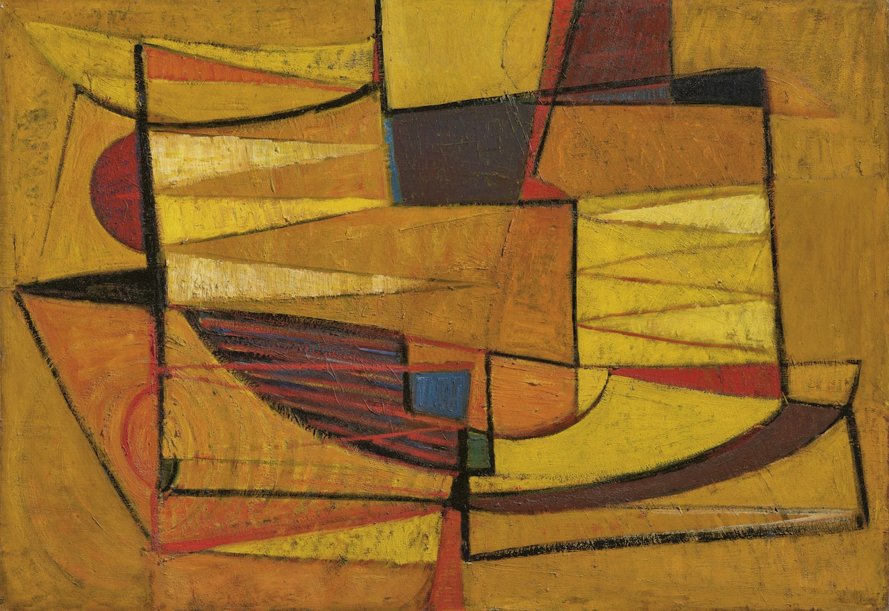 Yellow Painting by Terry Frost