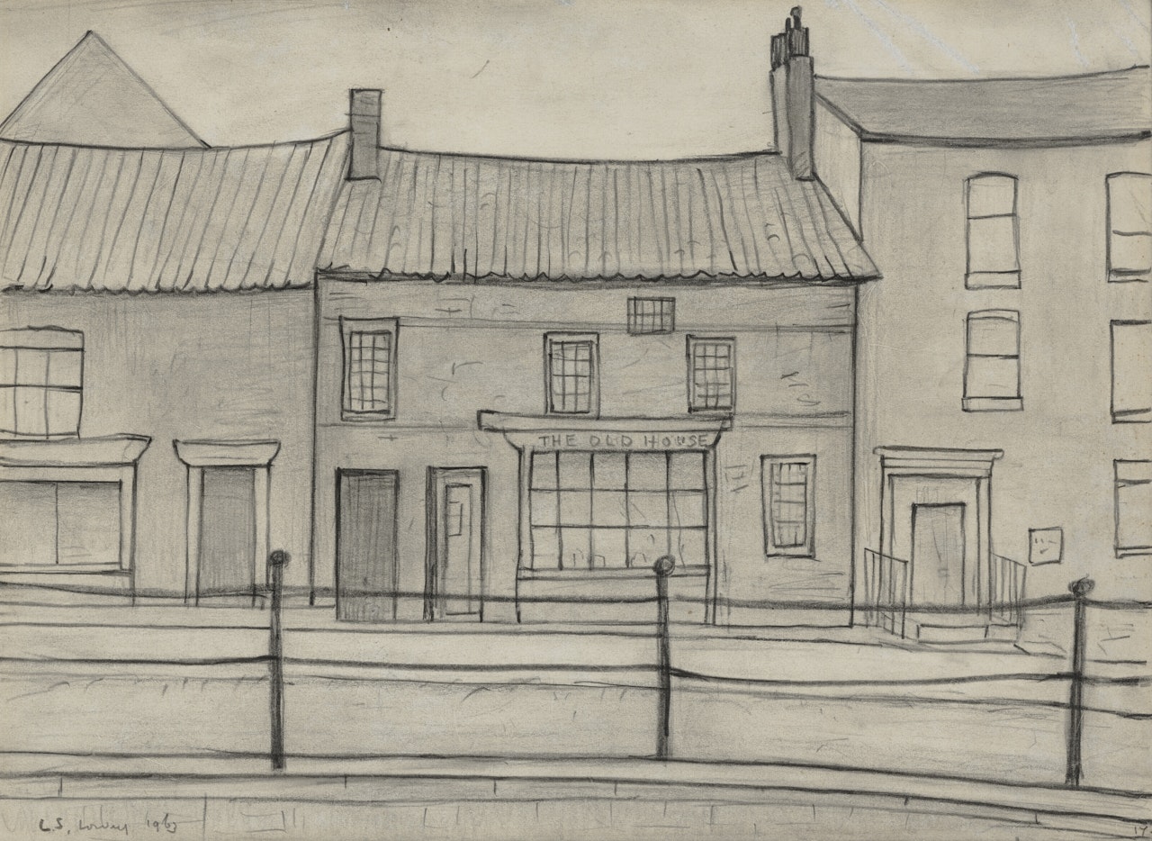 The Old House, Stockton by Laurence Stephen Lowry