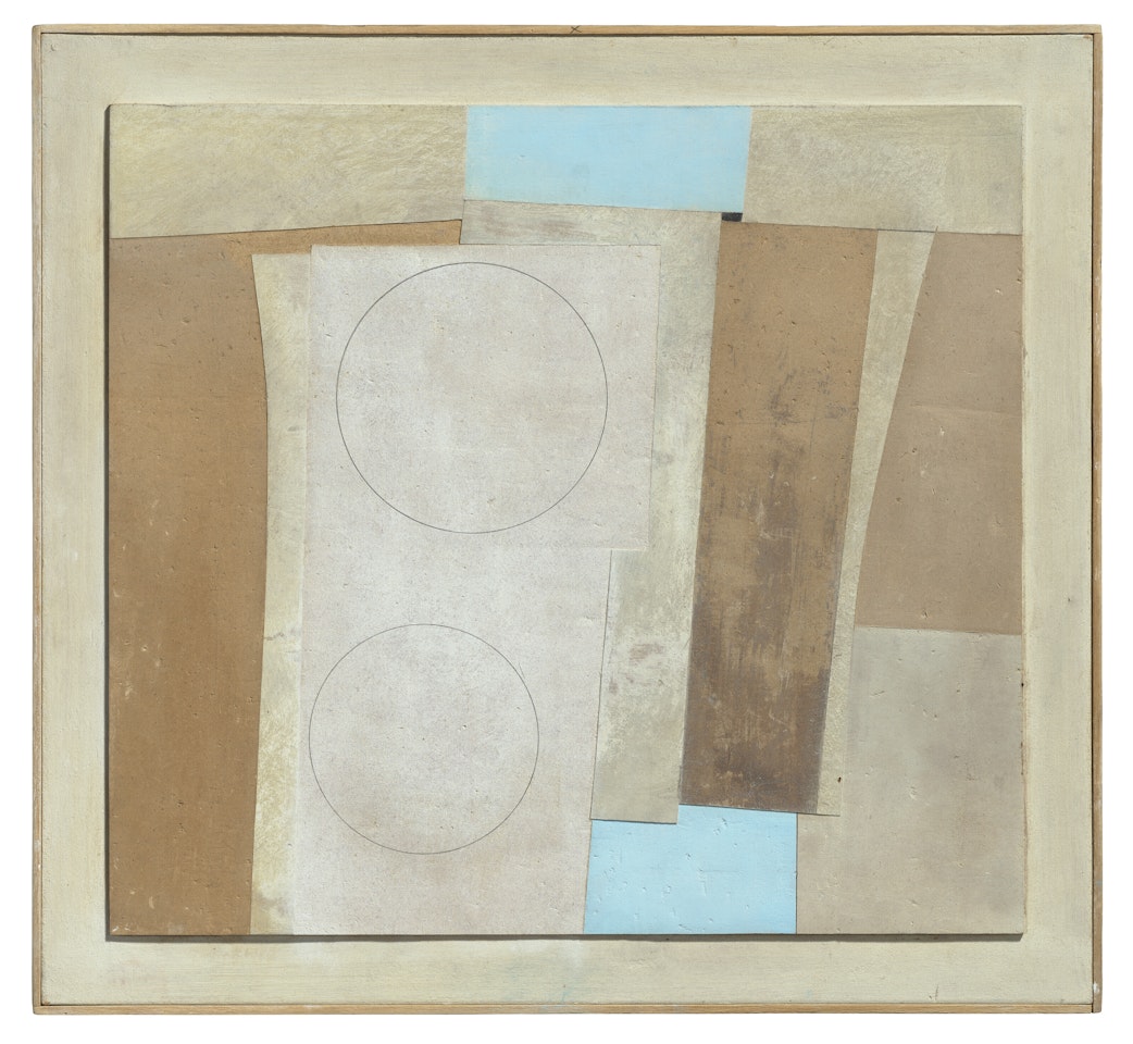 Nov 59 (landscape with monolith) by Ben Nicholson, O.M.