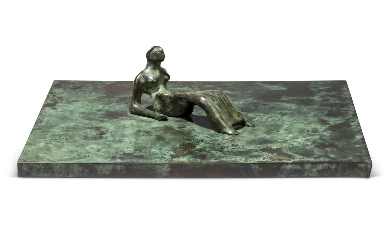 Reclining Figure: Bone Skirt by Henry Moore