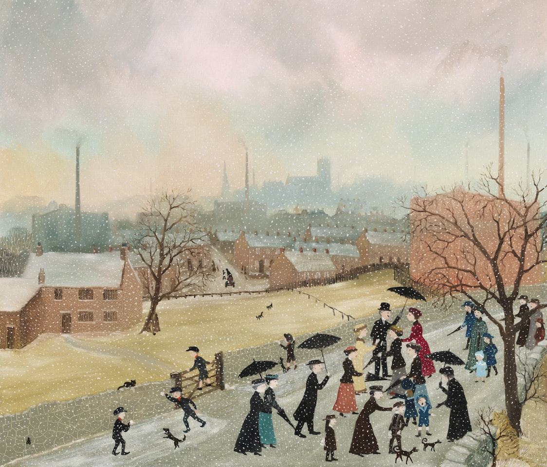 Oh, What a Pity it's Starting to Snow by Helen Bradley