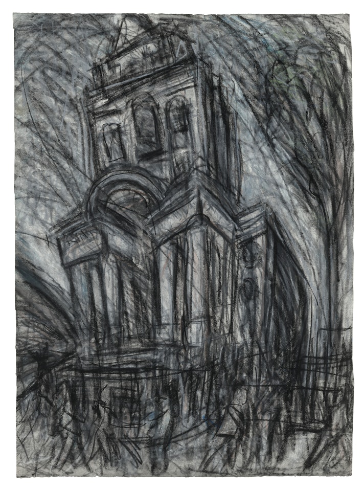 Christchurch, Spitalfields No. 2 by Leon Kossoff