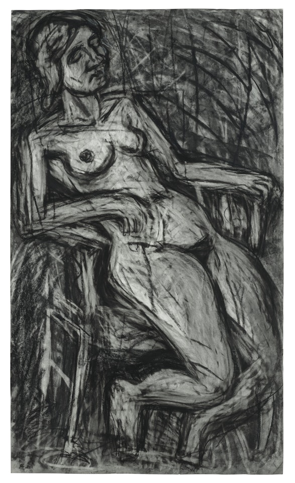Fidelma Asleep by Leon Kossoff