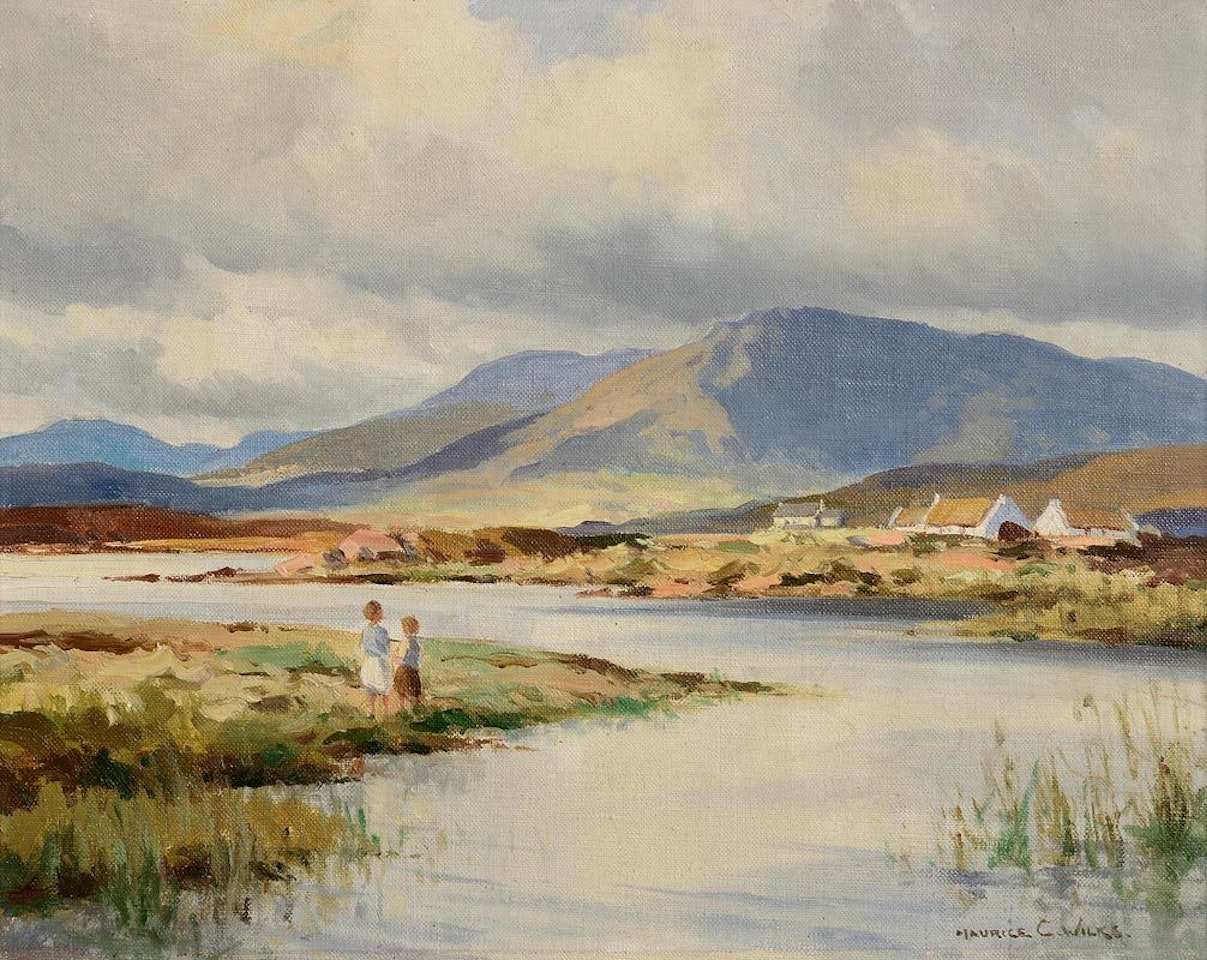 The Currane River, near Waterville, Co. Kerry by Maurice Canning Wilks