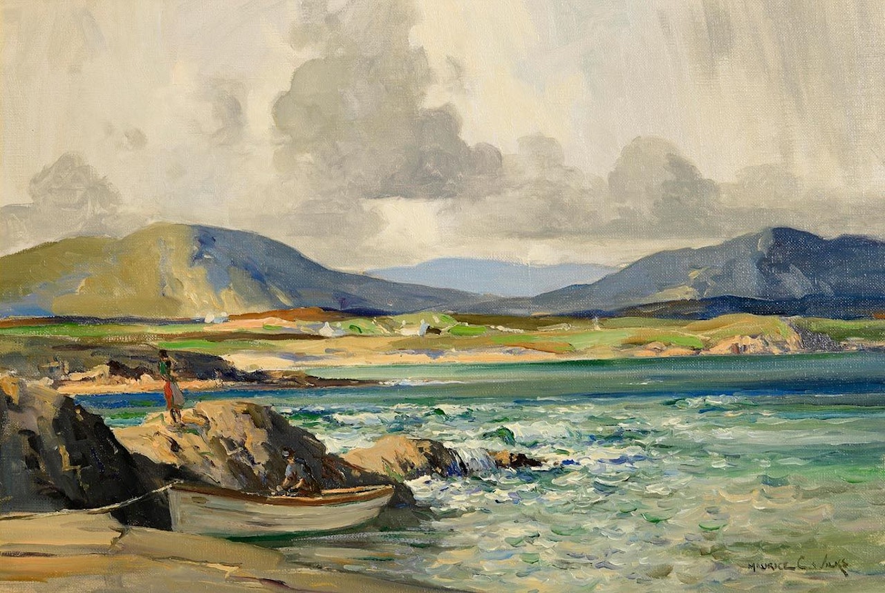 Breezy Day, Bunbeg, Co. Donegal by Maurice Canning Wilks
