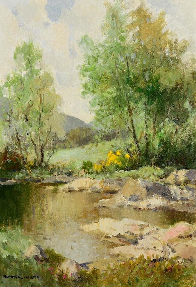 Spring in Glendun, Co. Antrim by Maurice Canning Wilks