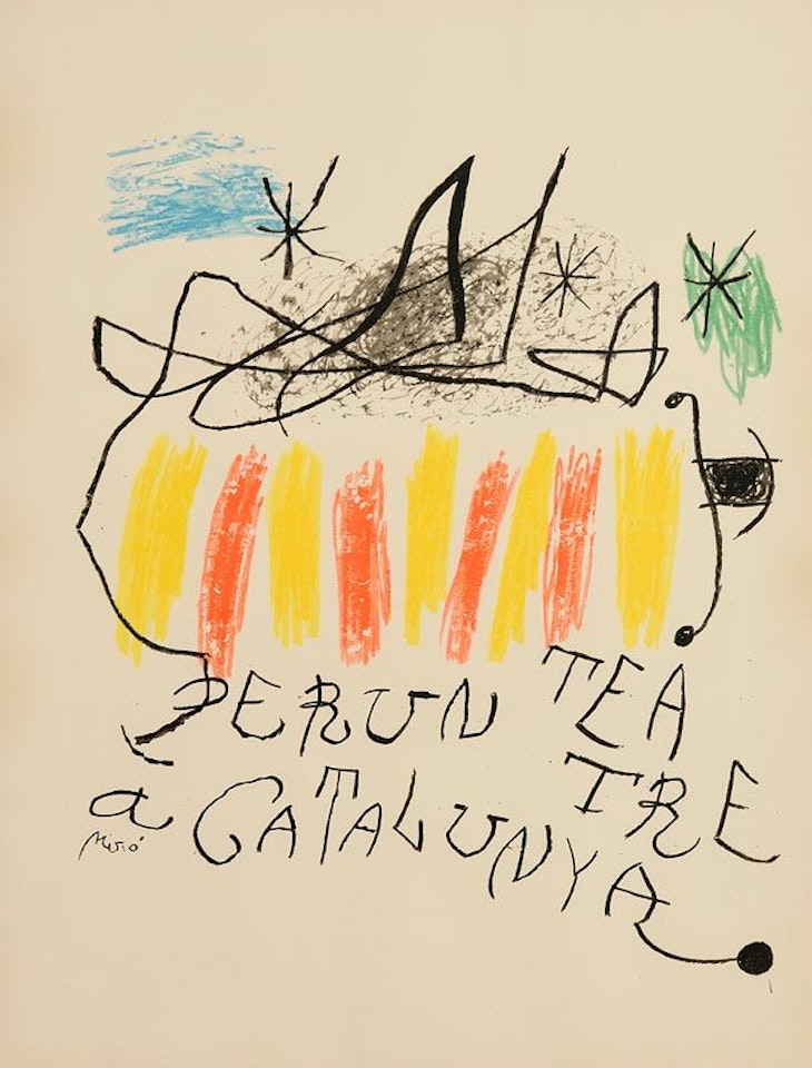 For a Theatre in Catalunya by Joan Miró