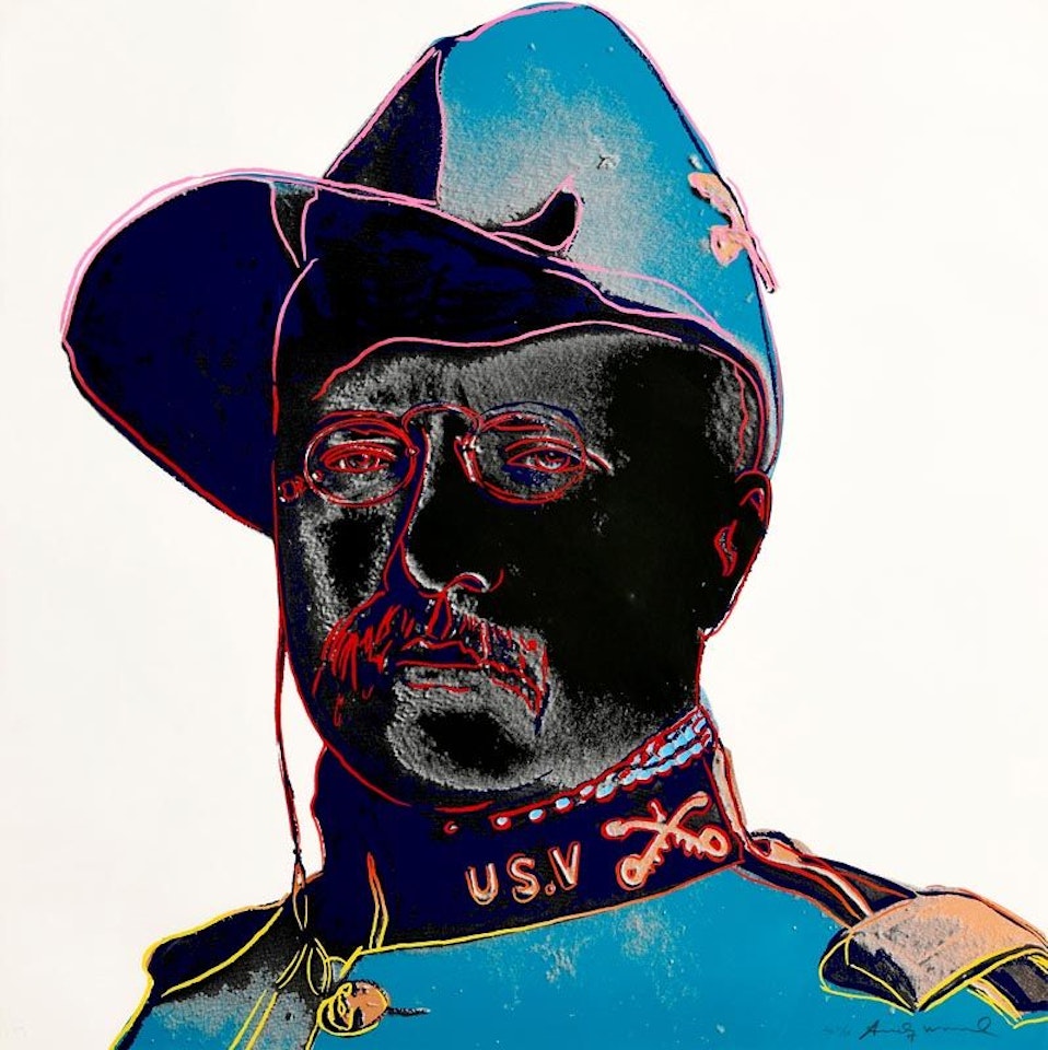 Teddy Roosevelt by Andy Warhol