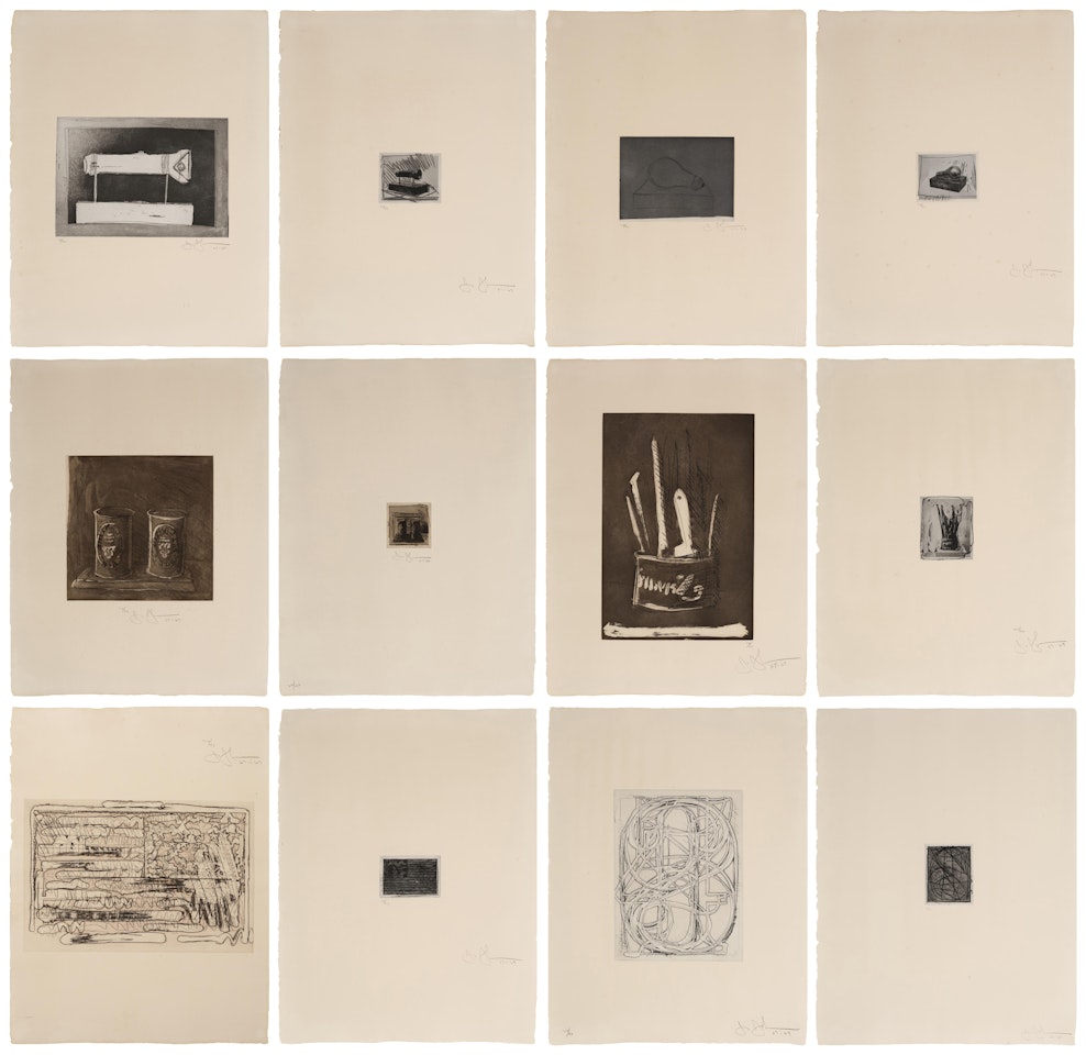 1st Etchings, 2nd State (ULAE 58) by Jasper Johns