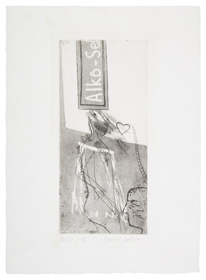 Alka Seltzer (Scottish Arts Council 6; Museum of Contemporary Art, Tokyo 6) by David Hockney