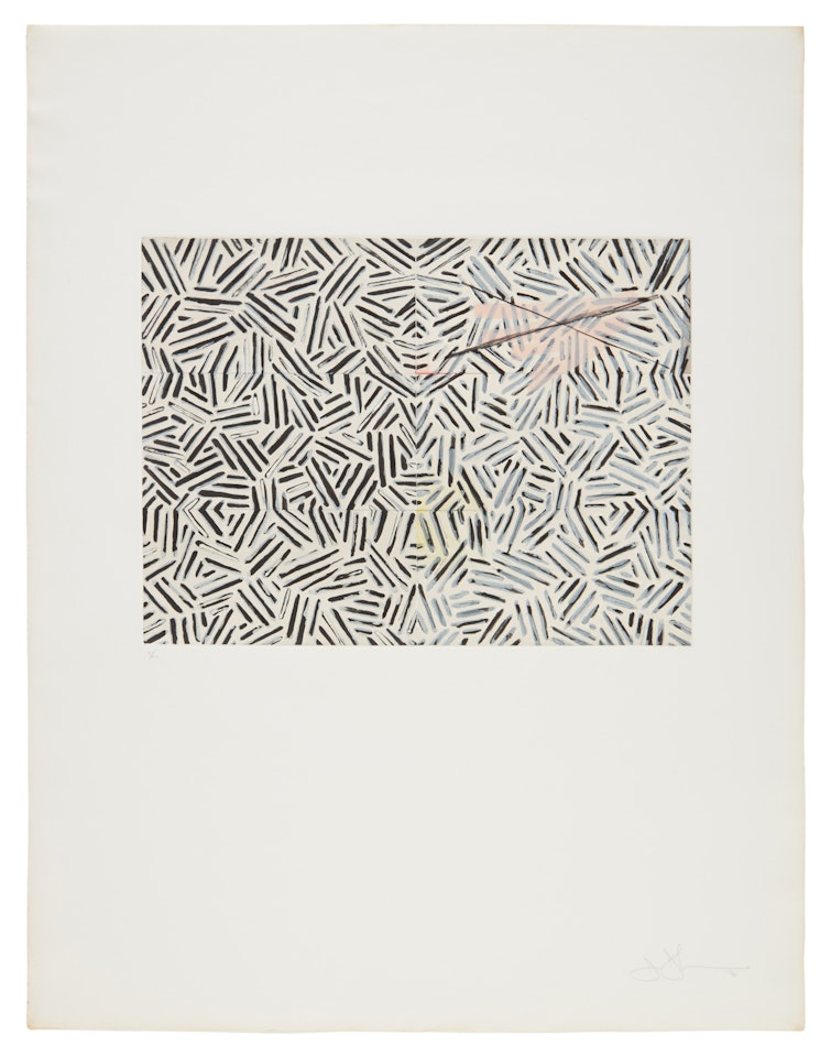 Corpse and Mirror (ULAE 167) by Jasper Johns