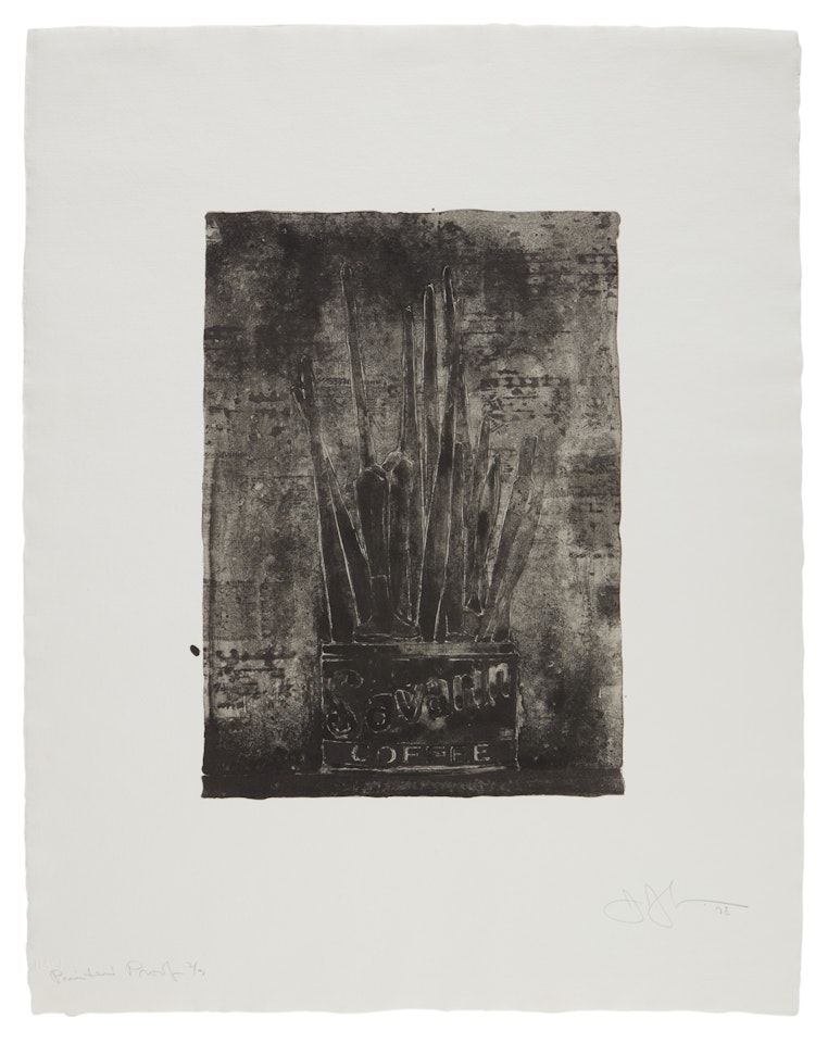 Savarin I (Cookie) (ULAE 191) by Jasper Johns