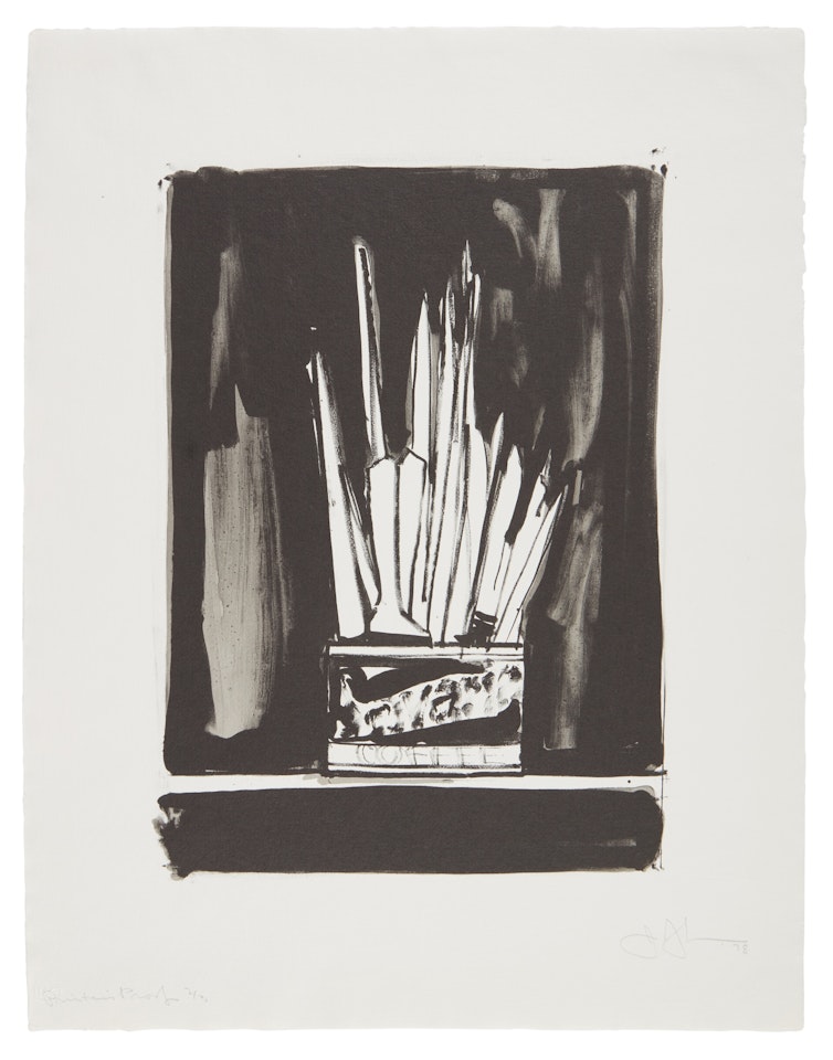 Savarin 2 (Wash and Line) (ULAE 192) by Jasper Johns