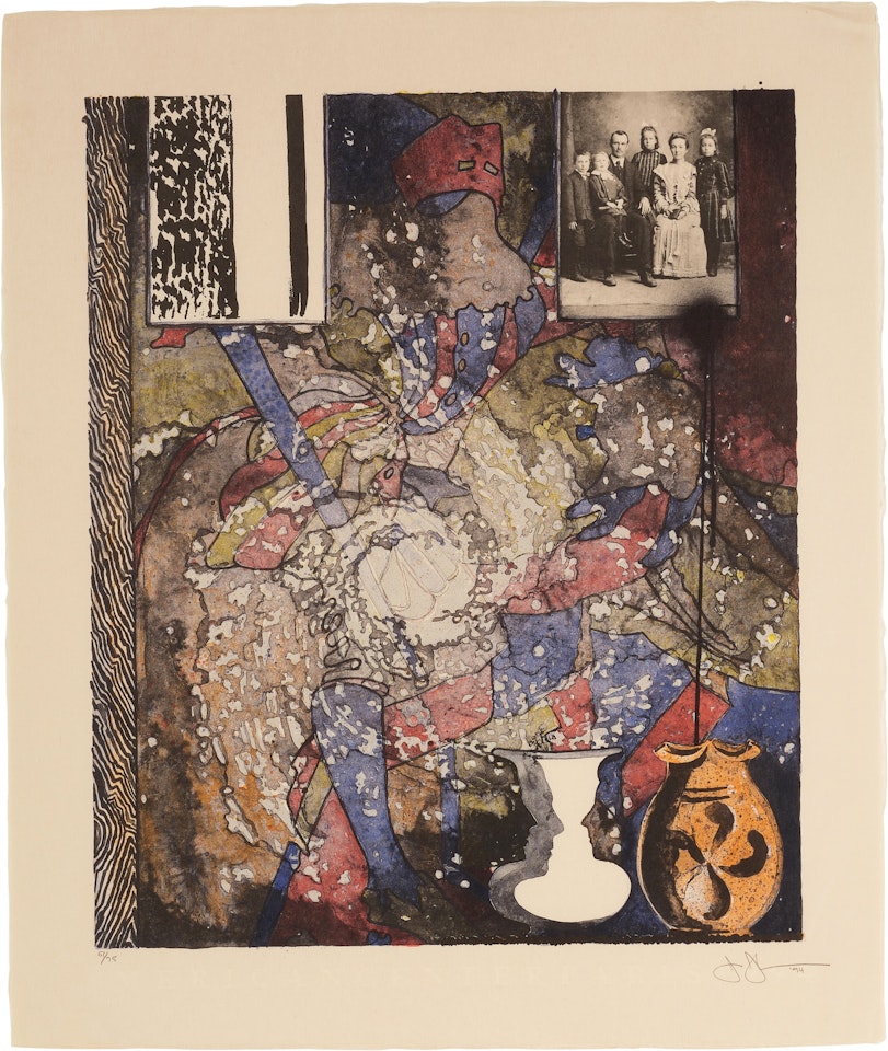 Untitled (American Center) by Jasper Johns