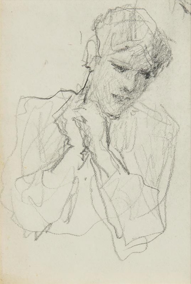 Portrait of William Butler Yeats by John Butler Yeats