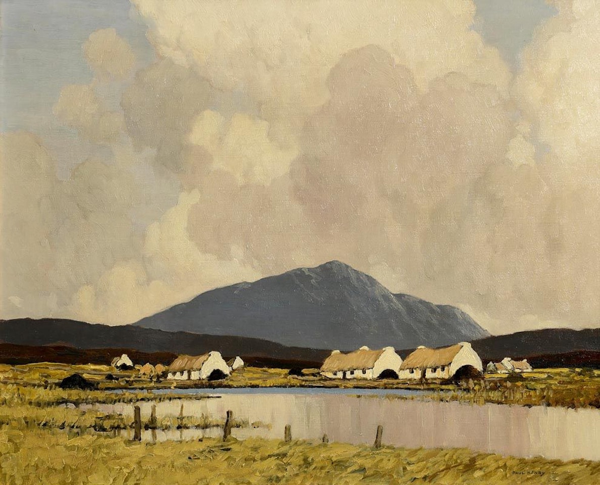 Village by the Marsh by Paul Henry