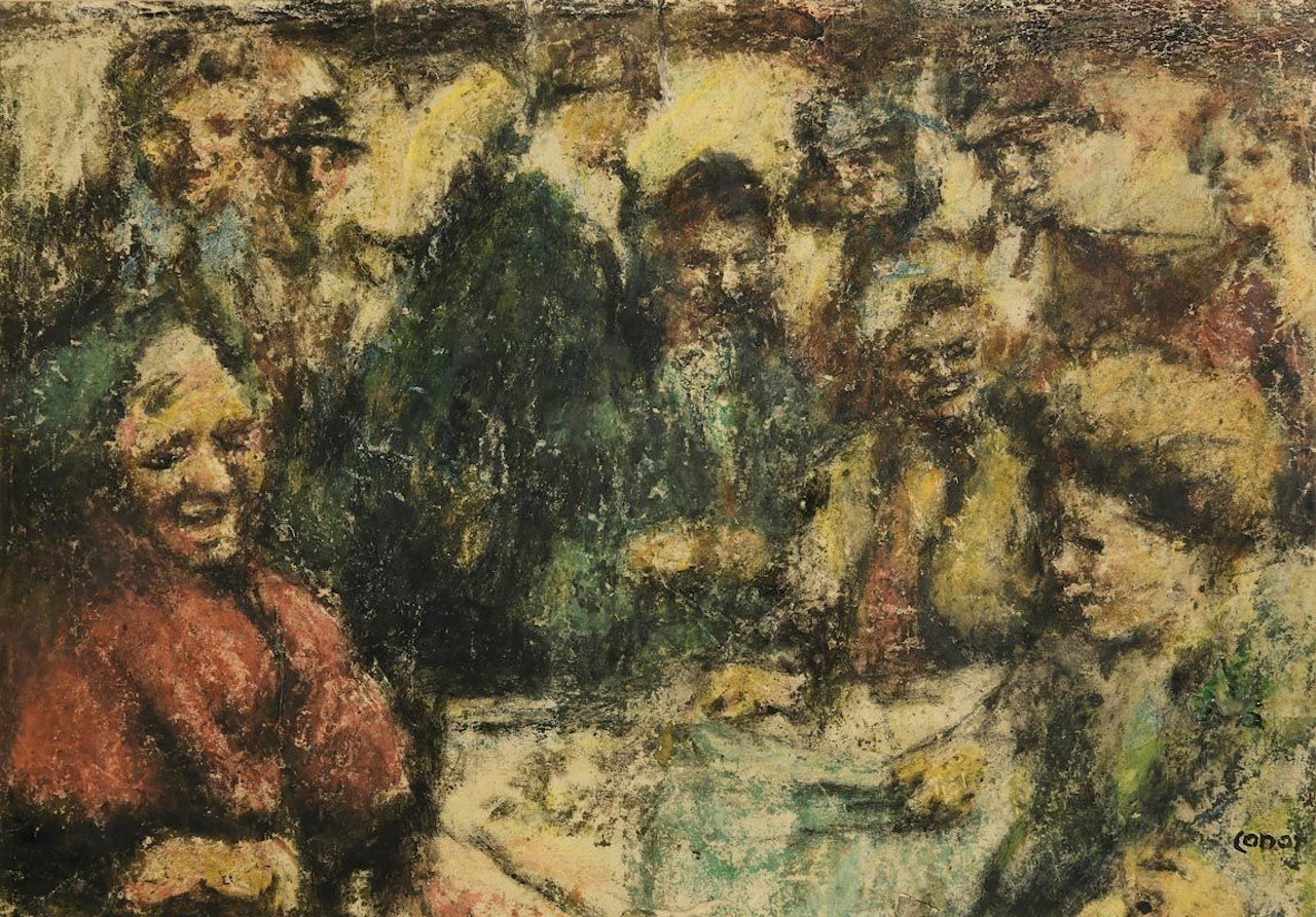 Moore Street, Dublin by William Conor