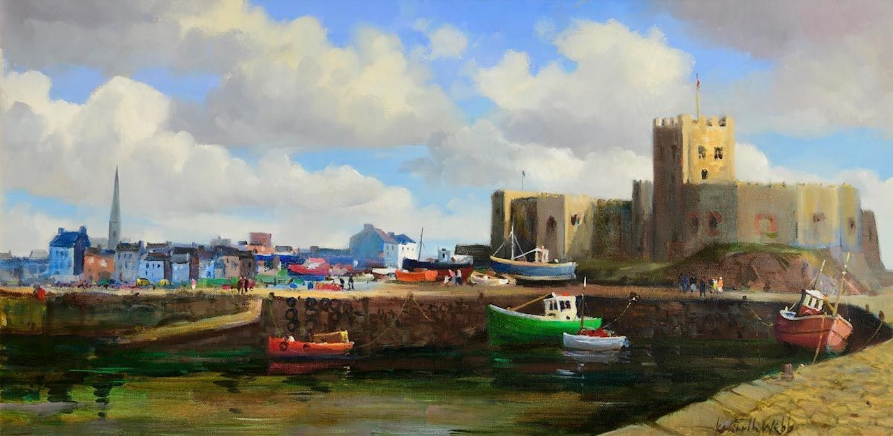 Carrickfergus Castle by Kenneth Webb