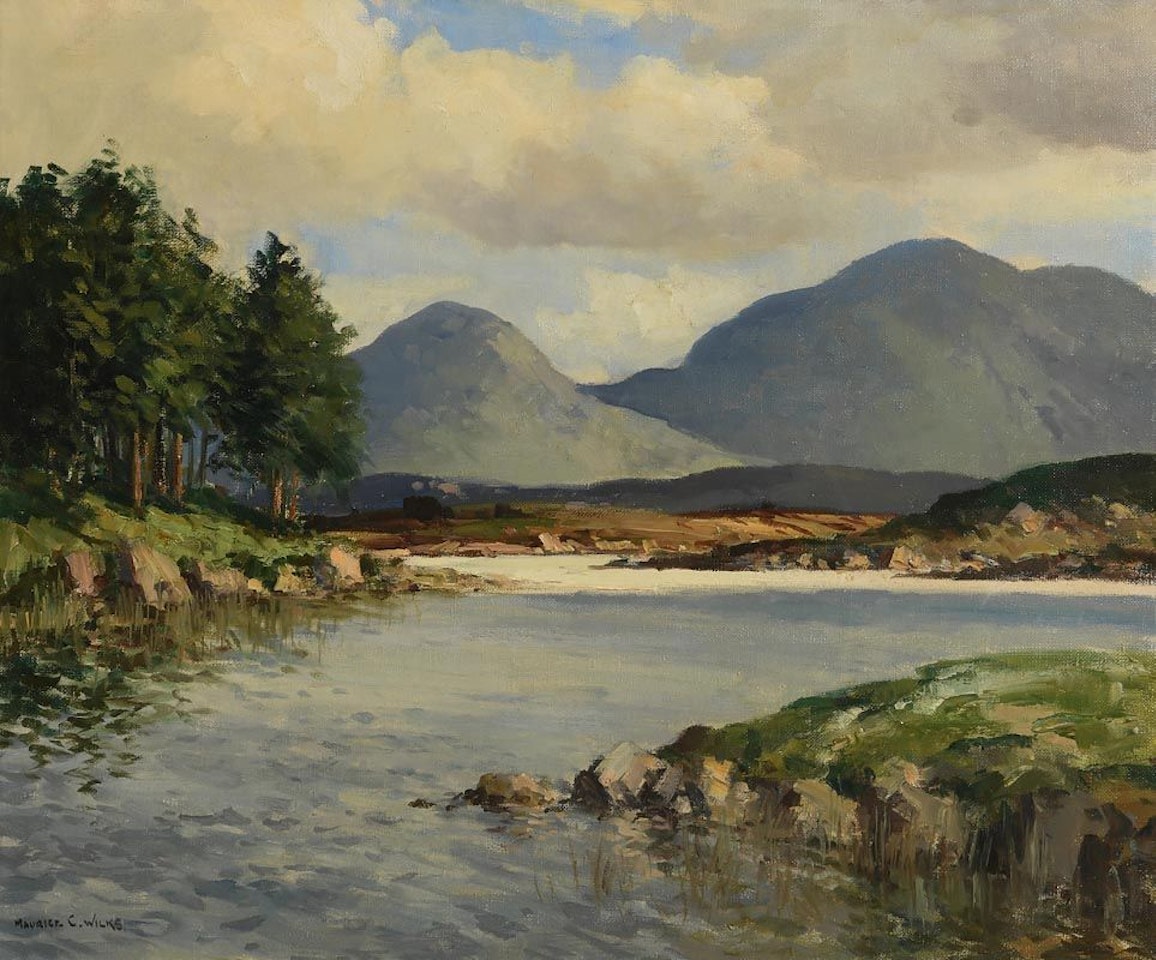 Lough Shindilla, Co. Galway by Maurice Canning Wilks