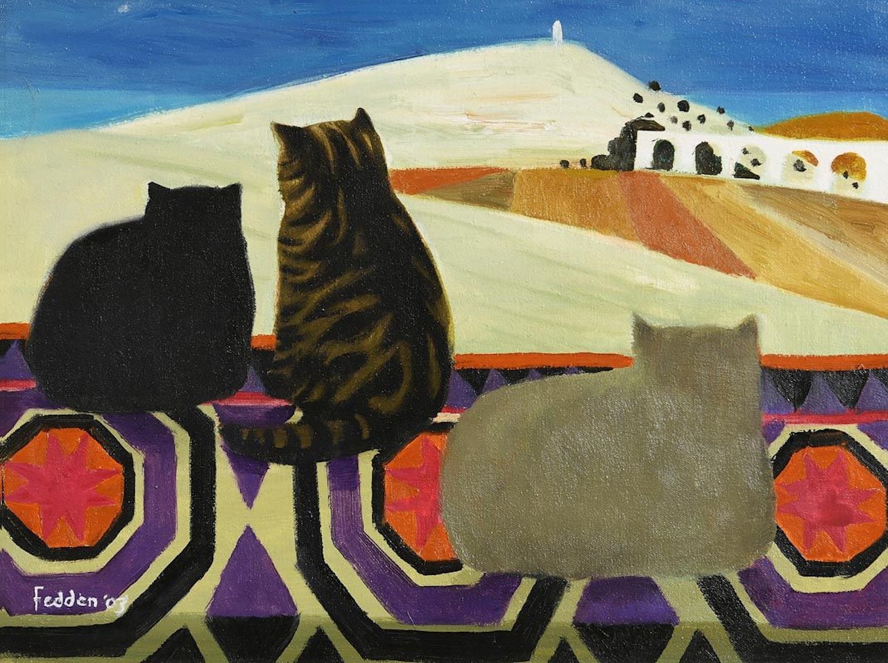 Cats by Mary Fedden