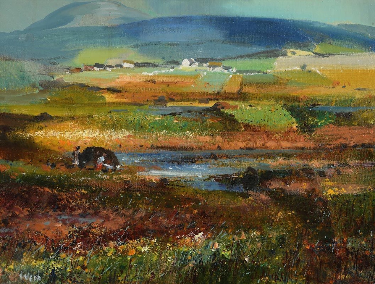Blanket Bog, Autumn by Kenneth Webb
