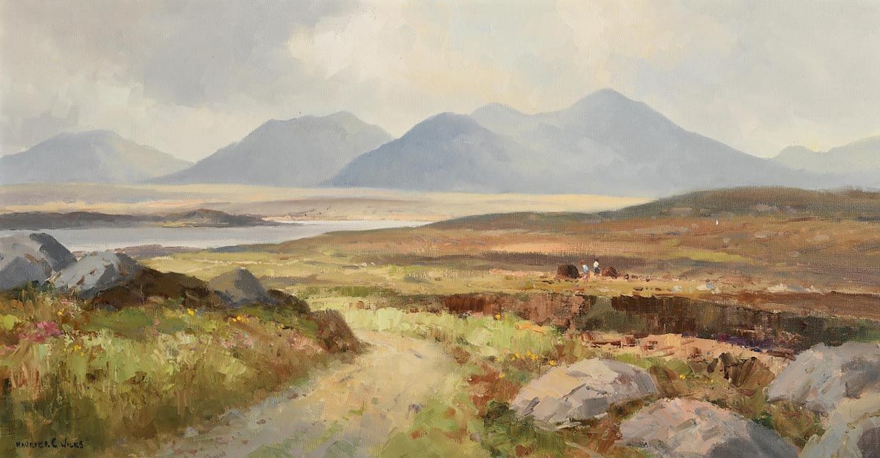 Autumn Haze, Connemara, Co. Galway by Maurice Canning Wilks