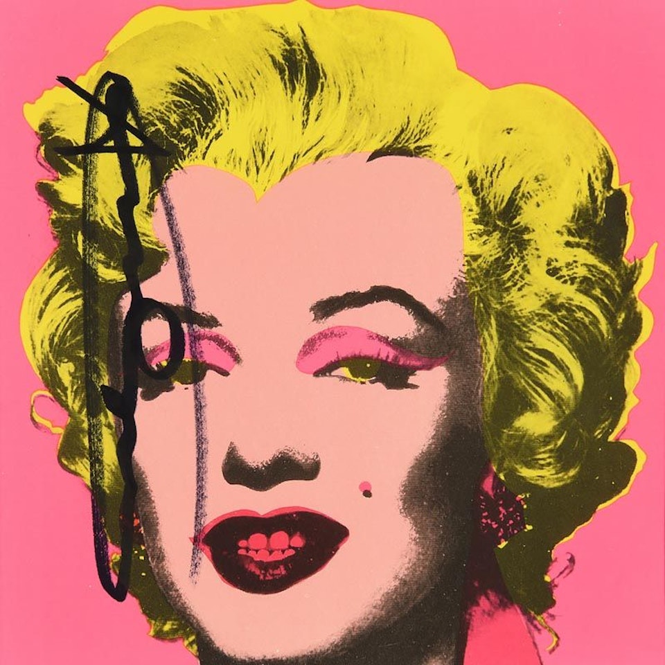 Marilyn (Announcement Castelli Graphics; ) by Andy Warhol