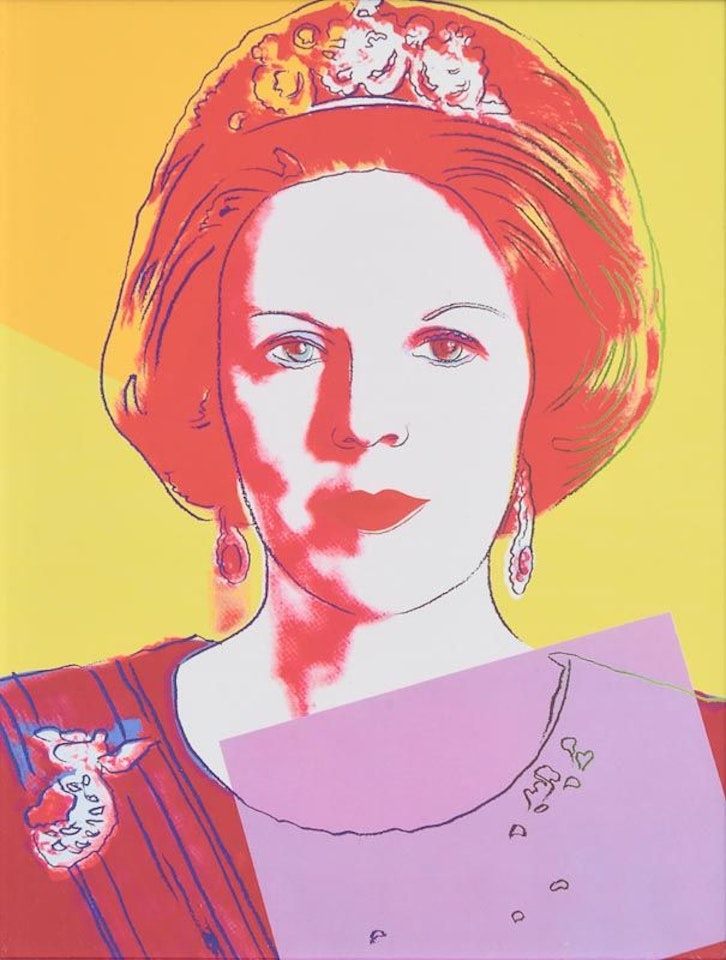 Queen Beatrix from the Reigning Queens Series by Andy Warhol