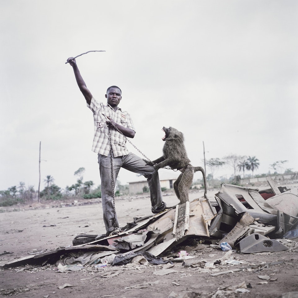 Alhaji Hassan with Ajasco, Ogere-Remo, Nigeria by Pieter Hugo