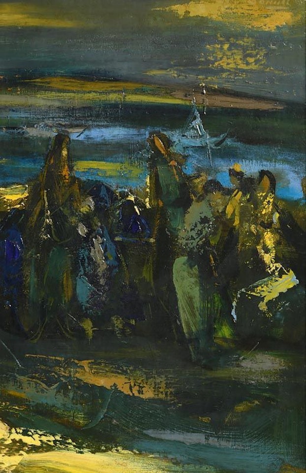 Waiting at the Harbour by Daniel O'Neill