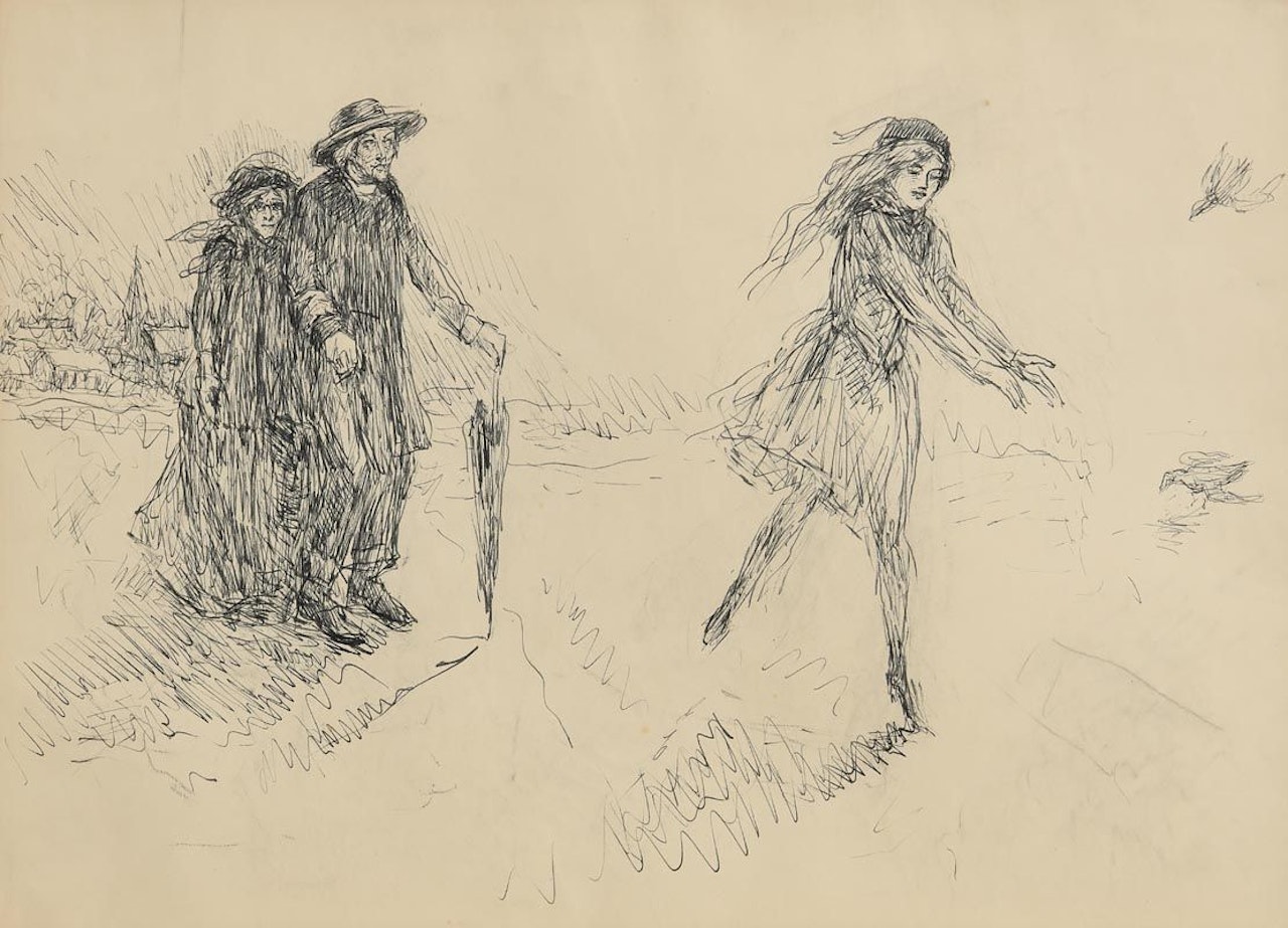 Feeding the Birds by John Butler Yeats
