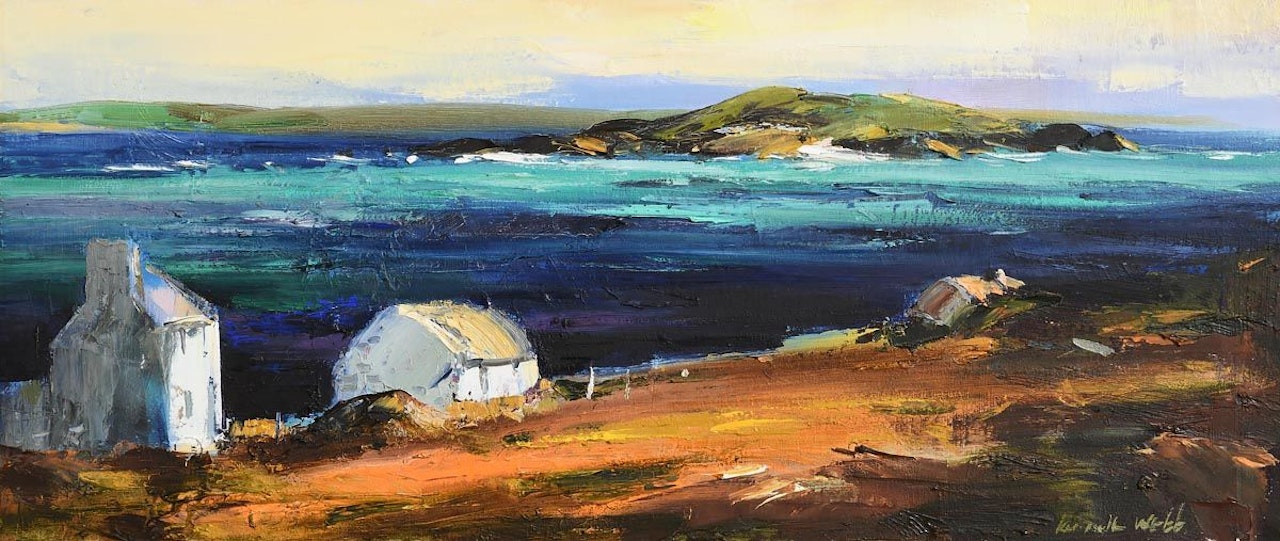 Rosses Point Towards Strandhill, Co. Sligo by Kenneth Webb