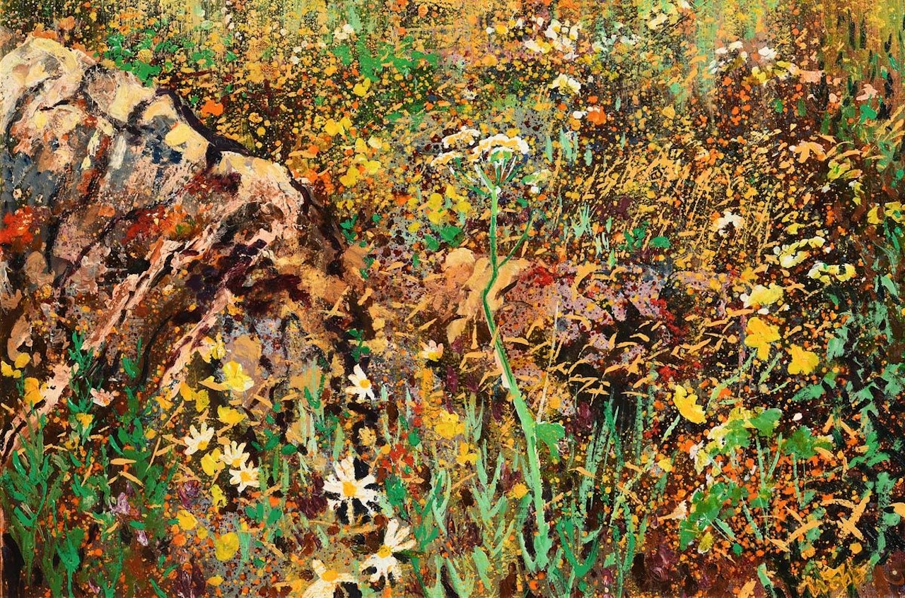 Bog Cotton, Ballinaboy by Kenneth Webb