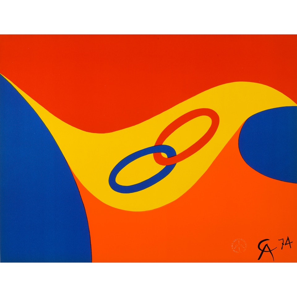 Five Plates, from Flying Colors by Alexander Calder