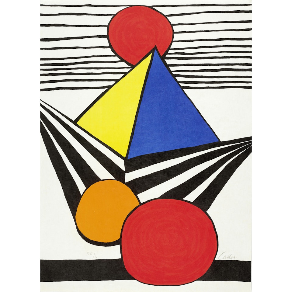 Plate 11, from La mémoire élémentaire (Elementary Memory) by Alexander Calder