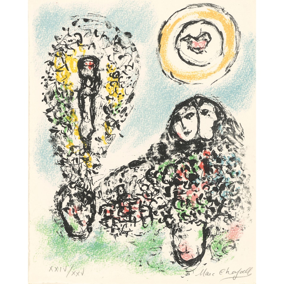 La mise en mots (Putting into Words) by Marc Chagall