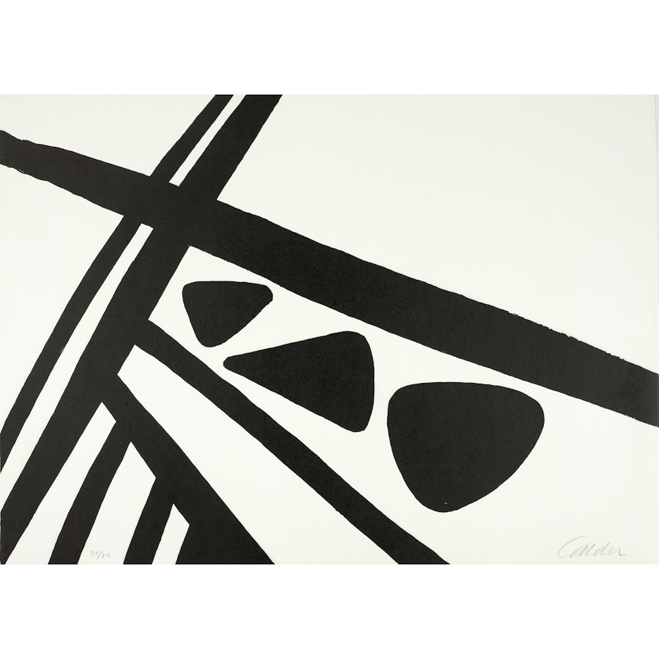 Charpente de fer (Iron Frame) by Alexander Calder