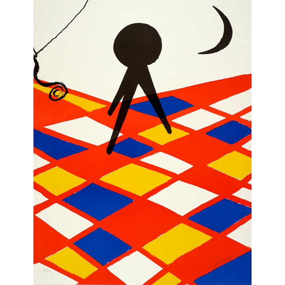 Tabouret à trois pieds (Stool with Three Legs) by Alexander Calder