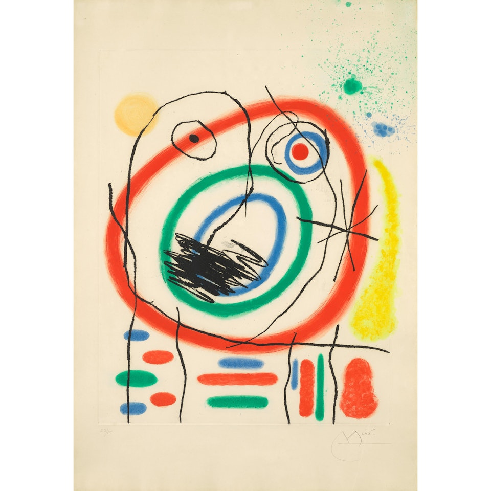 Le prophète encerclé (The Encircled Prophet) by Joan Miró
