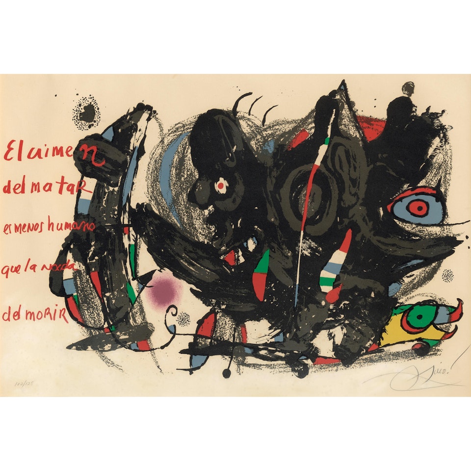 Poemas para mirar (Poems to Watch) by Joan Miró